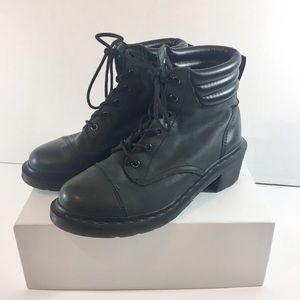 DR MARTENS Leather Suede Boots SZ 9